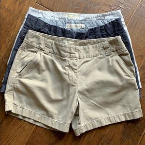 Lot J. Crew shorts size 6